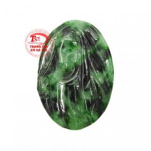 Mặt đức mẹ cẩm thạch bình an chạm khắc tinh xảo, sắc nét, chất lượng đá đảm bảo. 