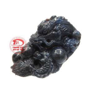 Mặt rồng sapphire thiên nhiên cao cấp, là món quà tặng tuyệt vời cho người bạn yêu thương.