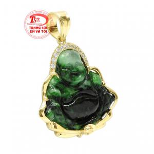 Mặt vàng tây Di Lặc cẩm thạch  thanh toán an toàn.