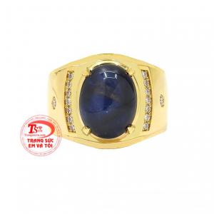 Nhẫn nam saphir thời thượng giao hàng nhanh trên toàn quốc.
