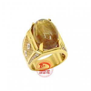 Nhẫn vàng đá quý hiện nay đang là xu hướng trang sức được nhiều khách hàng yêu thích vừa để làm đẹp, vừa hợp phong thủy.