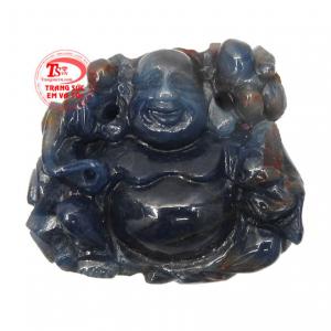 Phật Di Lặc sapphire an khang là lựa chọn tuyệt vời để làm mặt dây chuyền đeo sang trọng, phong thuỷ.